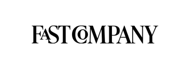 Fast Company logo, featuring Tekion as a leader in innovation and design in auto retail