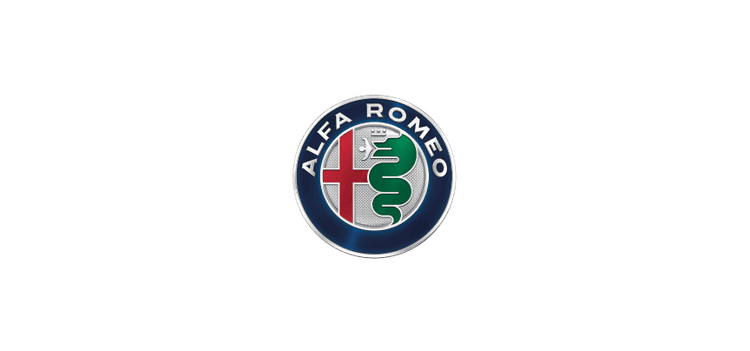 Alfa Romeo logo, representing Tekion’s role in optimizing automotive retail with cloud-native technology