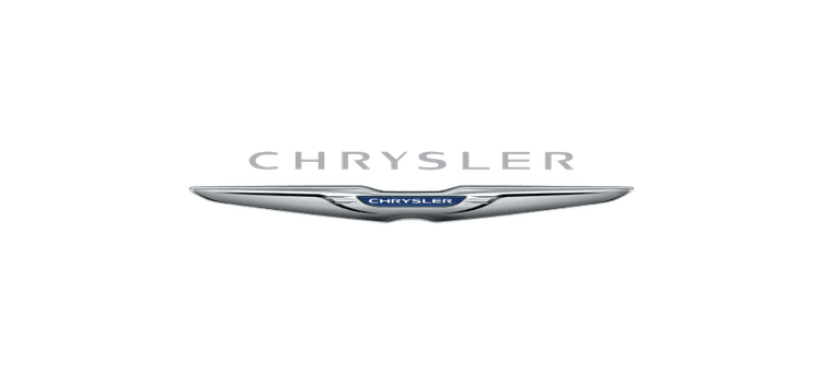 Chrysler logo, representing an OEM partner leveraging Tekion’s Automotive Retail Cloud platform