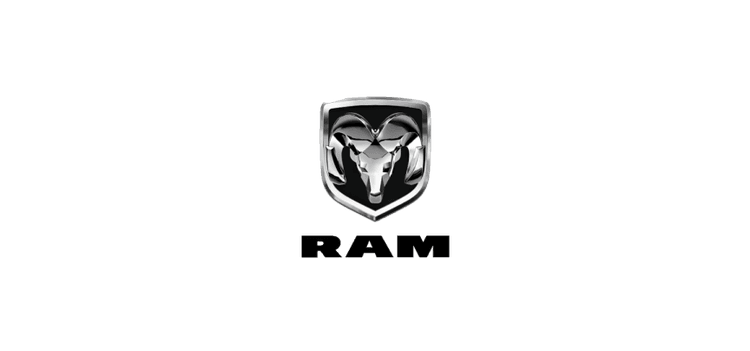 Ram logo, highlighting the role of Tekion’s cloud technology in improving dealership management
