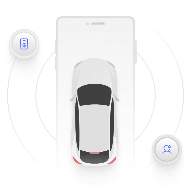 Tekion product icon for Sales Concierge, a contactless sales solution, streamlining the sales process with contactless, cloud-native solutions for dealerships
